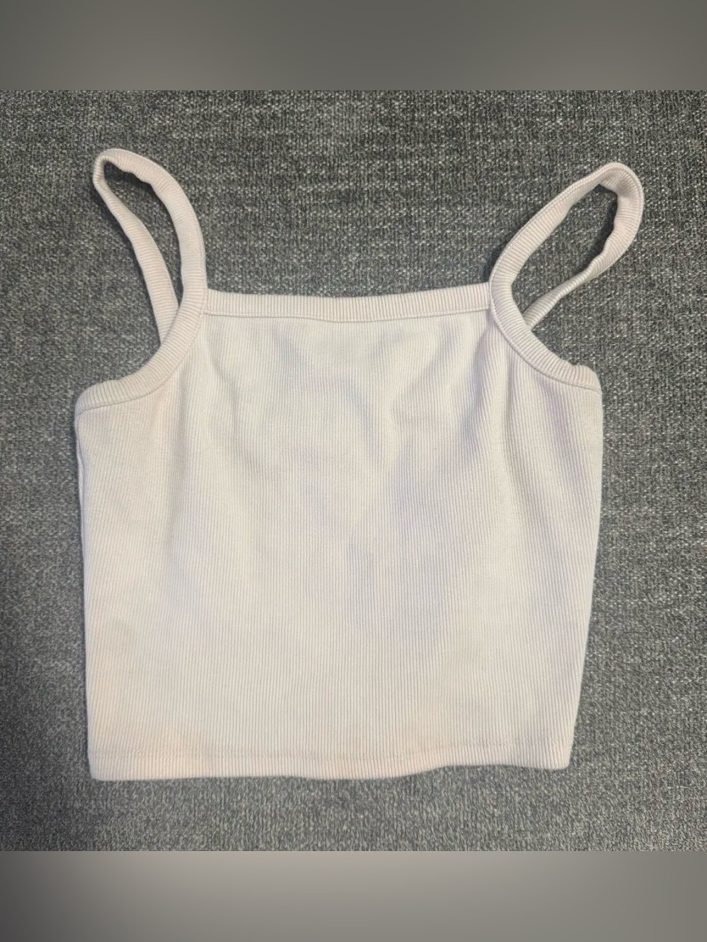 Nude Lucy Light Pink Ribbed Tank Top